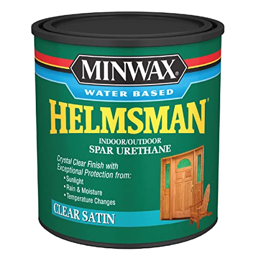 Minwax Helmsman Spar Uréthane à base d'eau, pinte, satiné