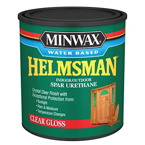 Minwax Helmsman Uréthane à base d'eau, pinte, brillant