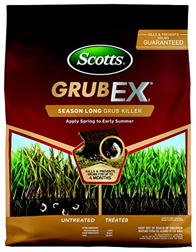 Scotts GrubEx1 Season Long Grub Killer : Traite 5 000 pieds carrés, 14,35 lb, non disponible en FL.