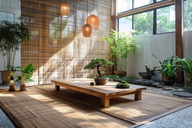 Aménager un coin zen avec des matériaux éco