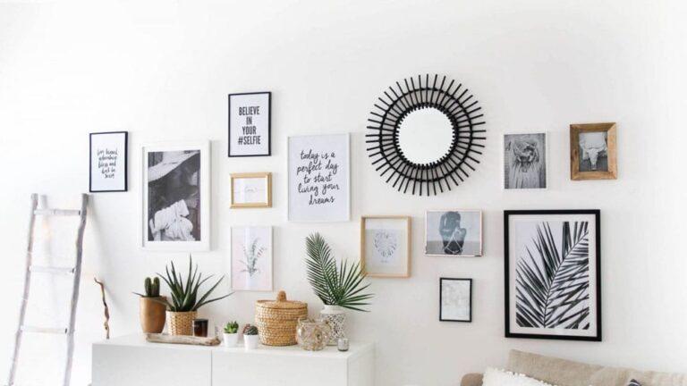 Comment décorer un mur blanc de salle à manger ?
