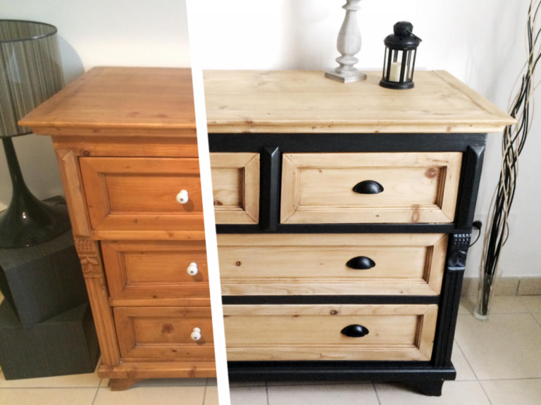 Comment relooker un buffet en noir et bois pour une touche chic et intemporelle ?