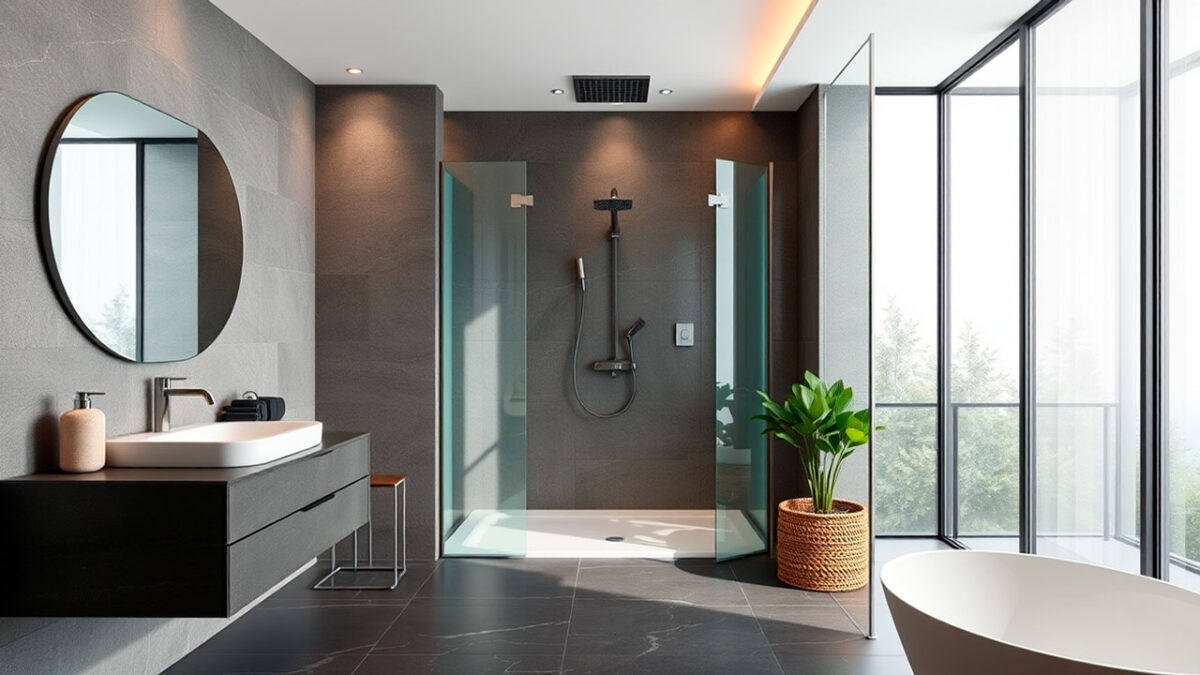 Guide de la douche italienne : dimensions et prévention des éclaboussures