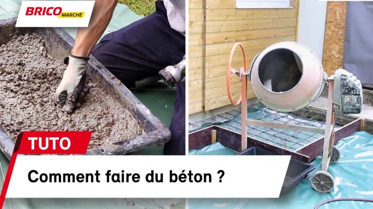 Comment faire du béton chez soi : étapes et astuces