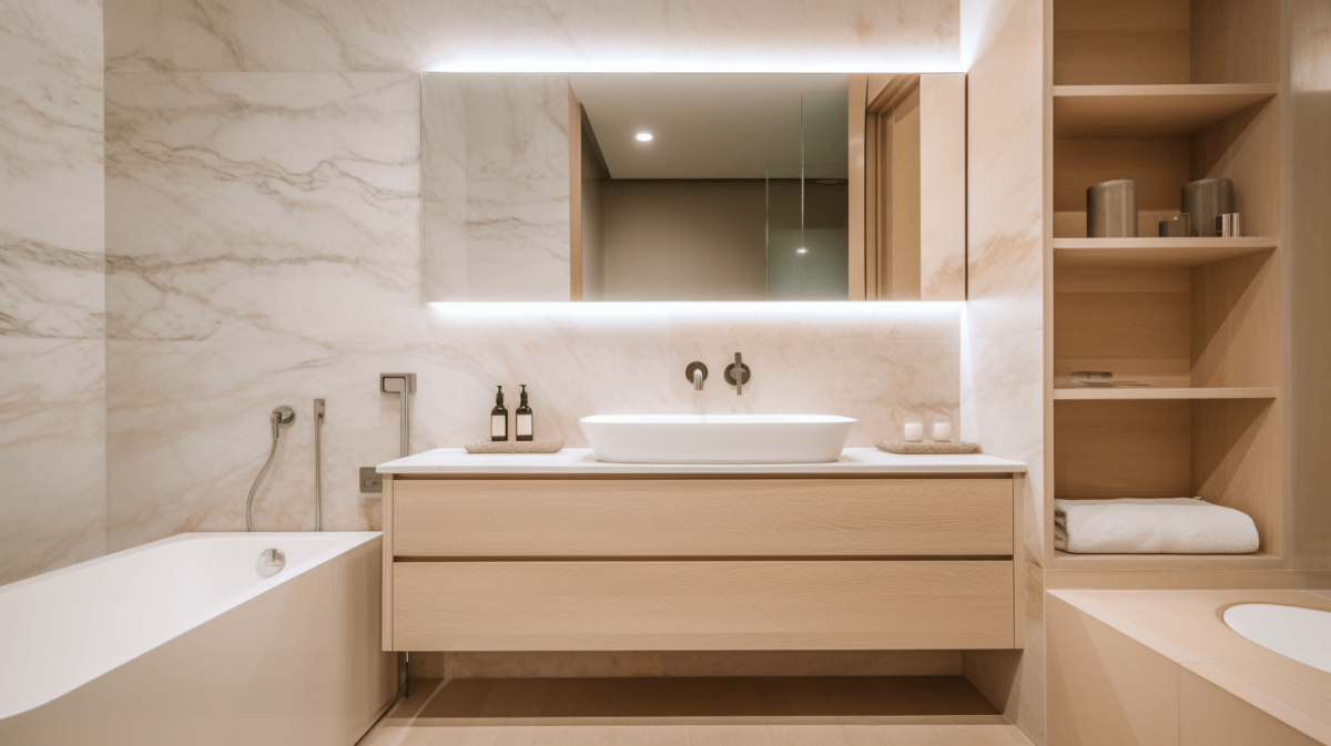 Comment optimiser l'aménagement d'une petite salle de bain de 4m2 ?