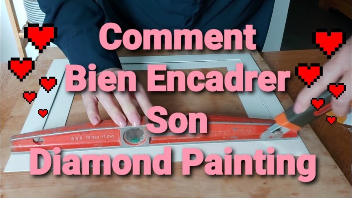 Comment accrocher une broderie diamant ?