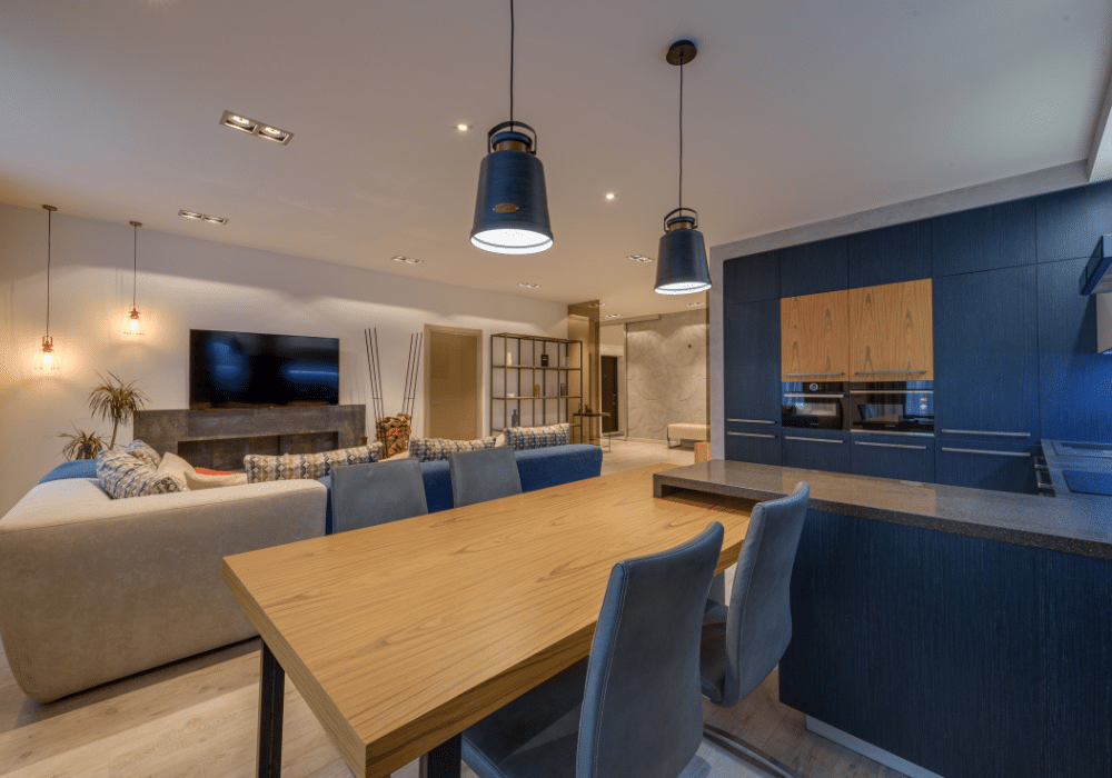 Comment aménager un salon avec cuisine ouverte dans un espace de 40m2 ?