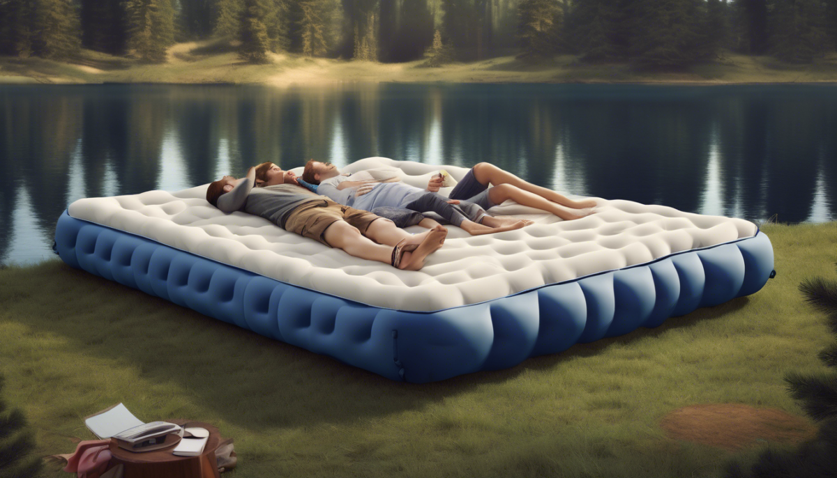 découvrez notre matelas gonflable pour 2 personnes, alliant confort optimal et praticité inégalée. parfait pour le camping ou les invités, il se gonfle et dégonfle facilement, vous garantissant des nuits paisibles où que vous soyez.