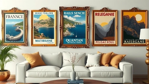 affiches de voyage vintage
