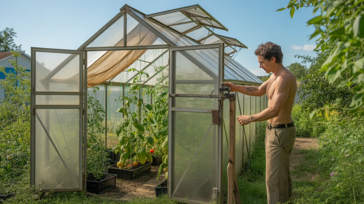Ventilation de la serre en été : comment éviter la surchauffe