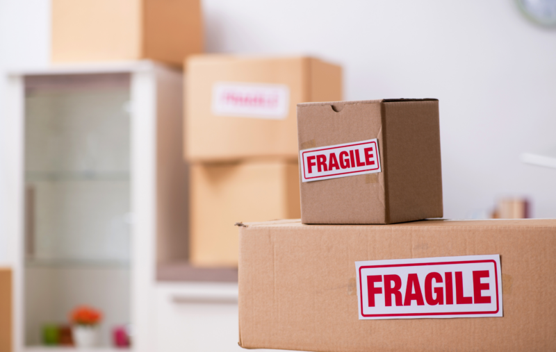 stockage fragile