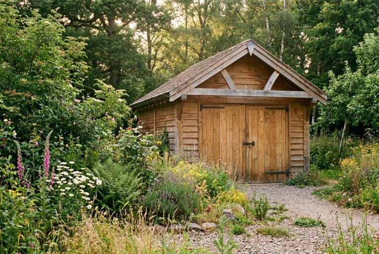 Garage bois : intégrer une annexe dans un projet éco-rénov