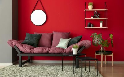 Comment choisir la nuance de rouge parfaite pour votre salon ?