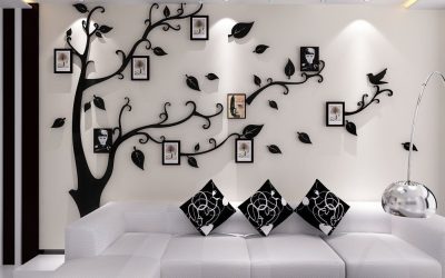 Comment choisir le sticker mural parfait pour votre salon ?