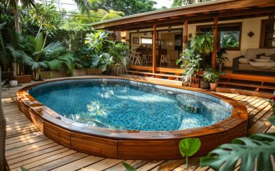 Comment intégrer une piscine hors sol bois avec terrasse dans votre jardin ?